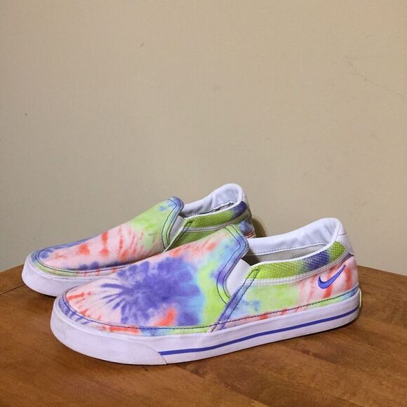 Nike Court Legacy Shoes Women's Size 9 Sneakers CZ1752 900 Slip On Tie Dye - Picture 3 of 7